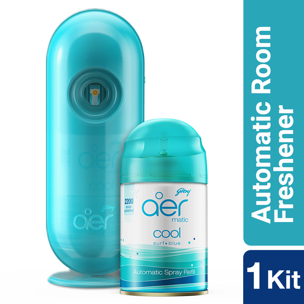 Godrej aer Matic Kit (Machine + 1 Refill) Automatic Room Fresheners