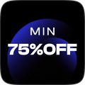 Min 75% Off