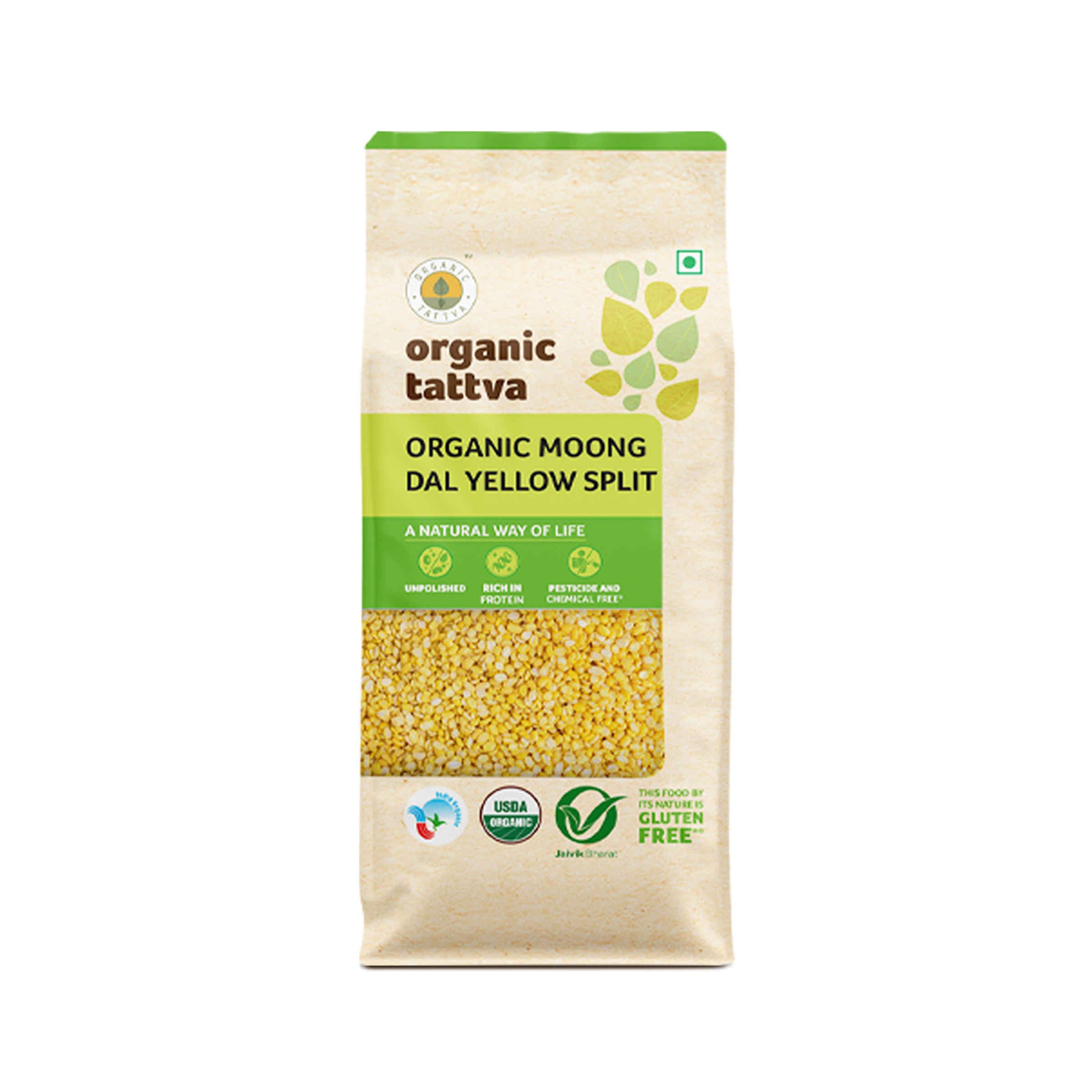 Organic Tattva Organic Moong Dal Yellow Split