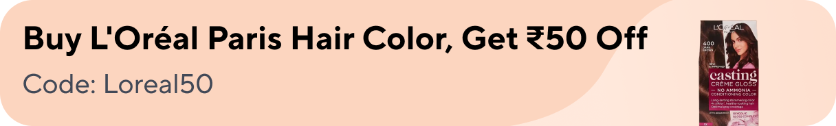 Buy L’Oréal Paris Hair Color, Get ₹50 Off