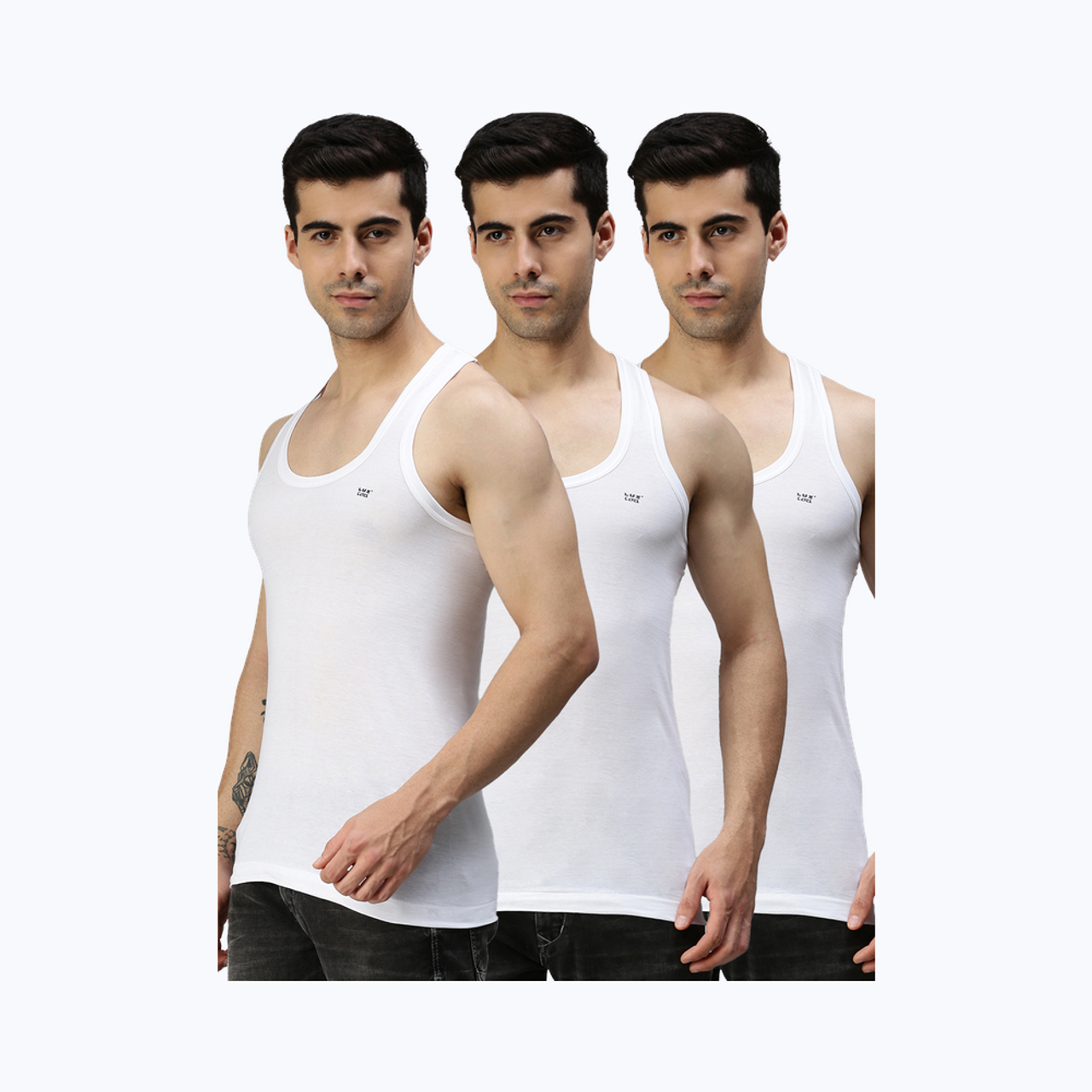 Lux Cozi 100% Cotton Men's Vest - 90 cm | Superior Comfort and Breathability