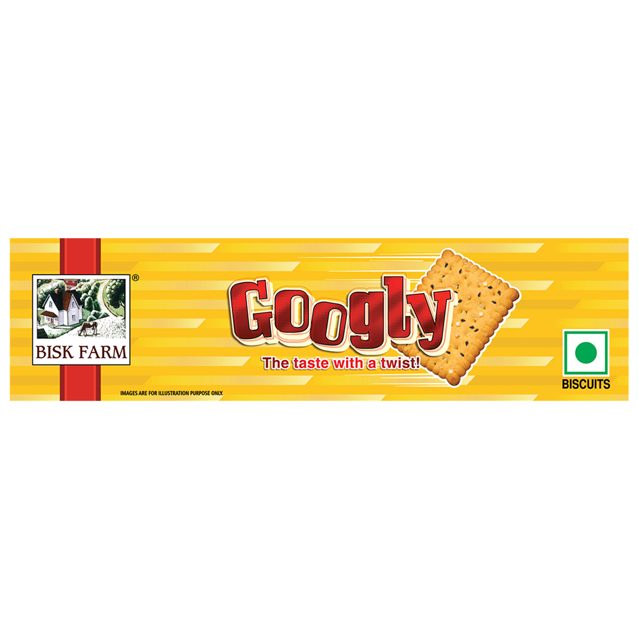 Biskfarm Googly Masala Flavoured Crackers | Trans Fat-free