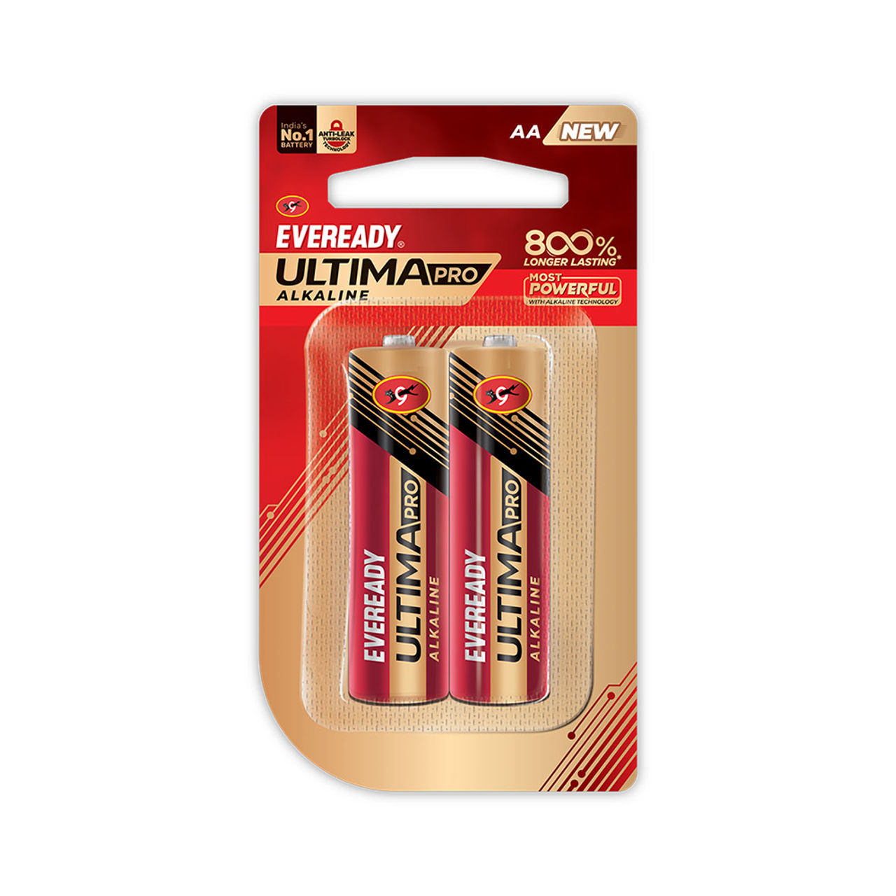 Eveready Ultima Pro Alkaline AA Battery | 800% Longer Lasting