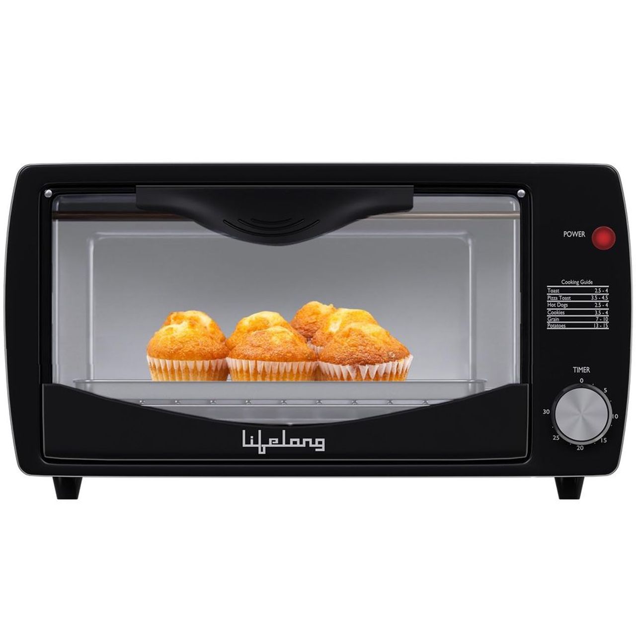 Lifelong Llot09 9 L Electric Oven - 1100 W | Auto Shut Off