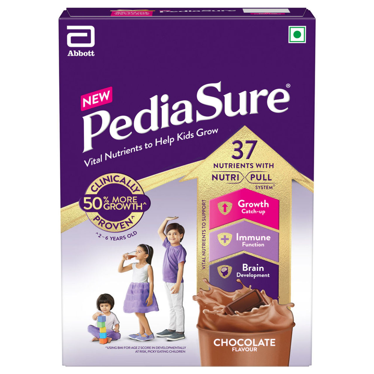 PediaSure Scientifically Designed Chocolate Drink Mix | For 2 - 6 years Kids