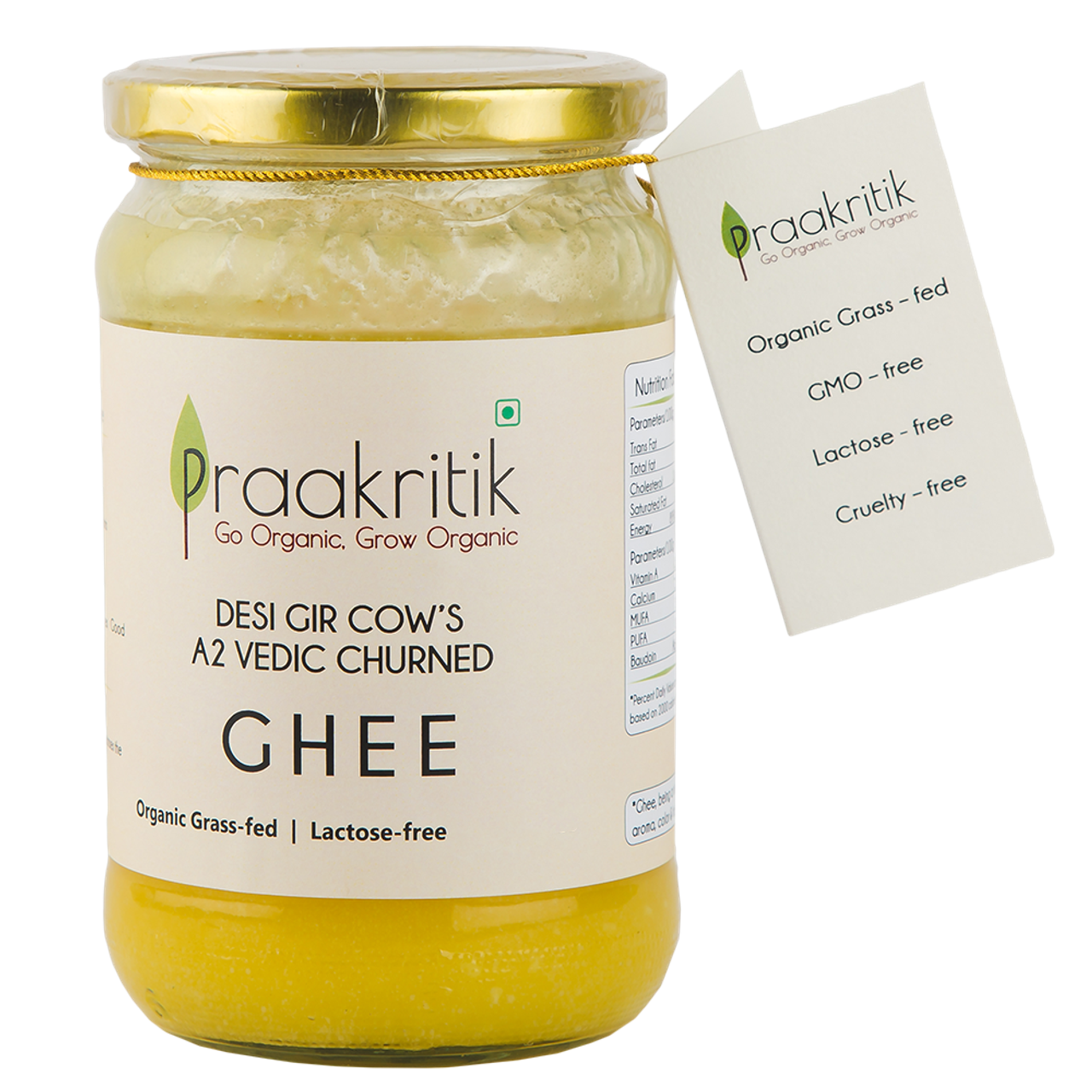 Praakritik A2 Bilona Gir Cow Ghee
