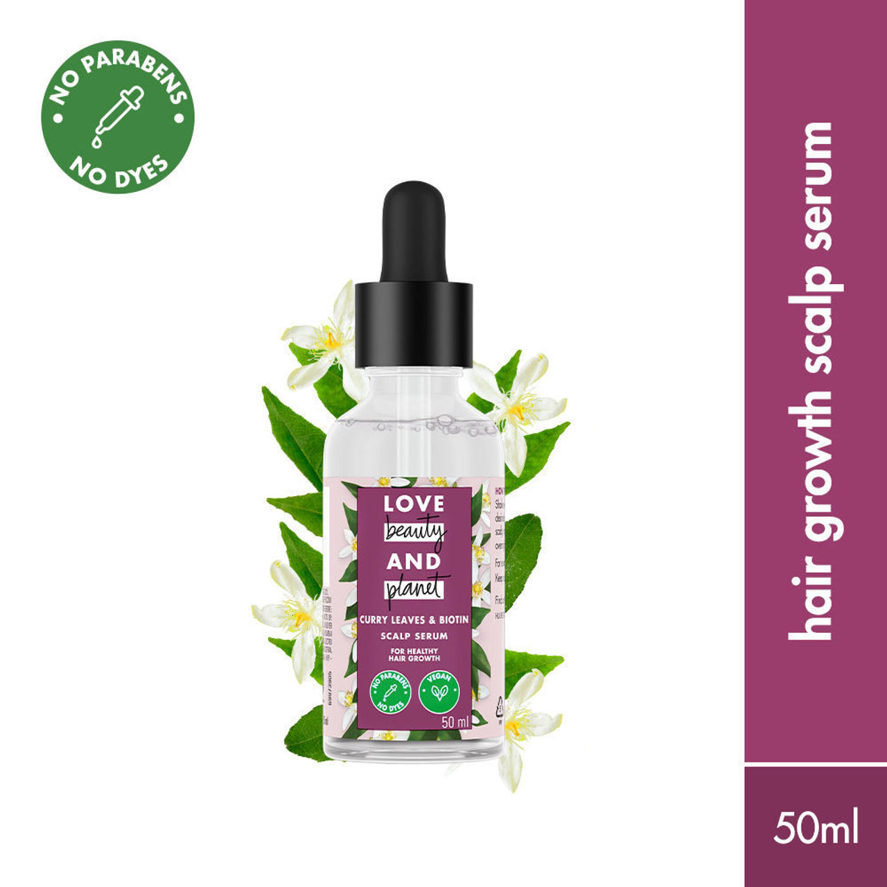 Love Beauty & Planet Curry Leaves & Vegan Biotin Hair Growth Scalp Serum