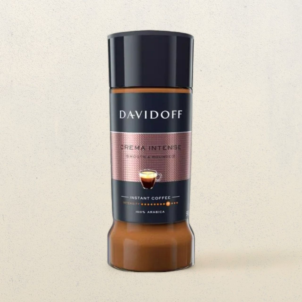 Davidoff Crema Intense Arabica and Robusta Medium Roast Instant Coffee