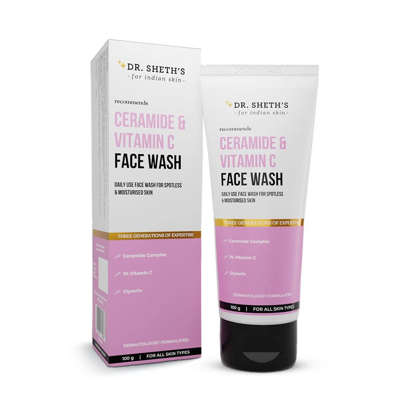 Dr. Sheth's Ceramide & Vitamin C Face Wash