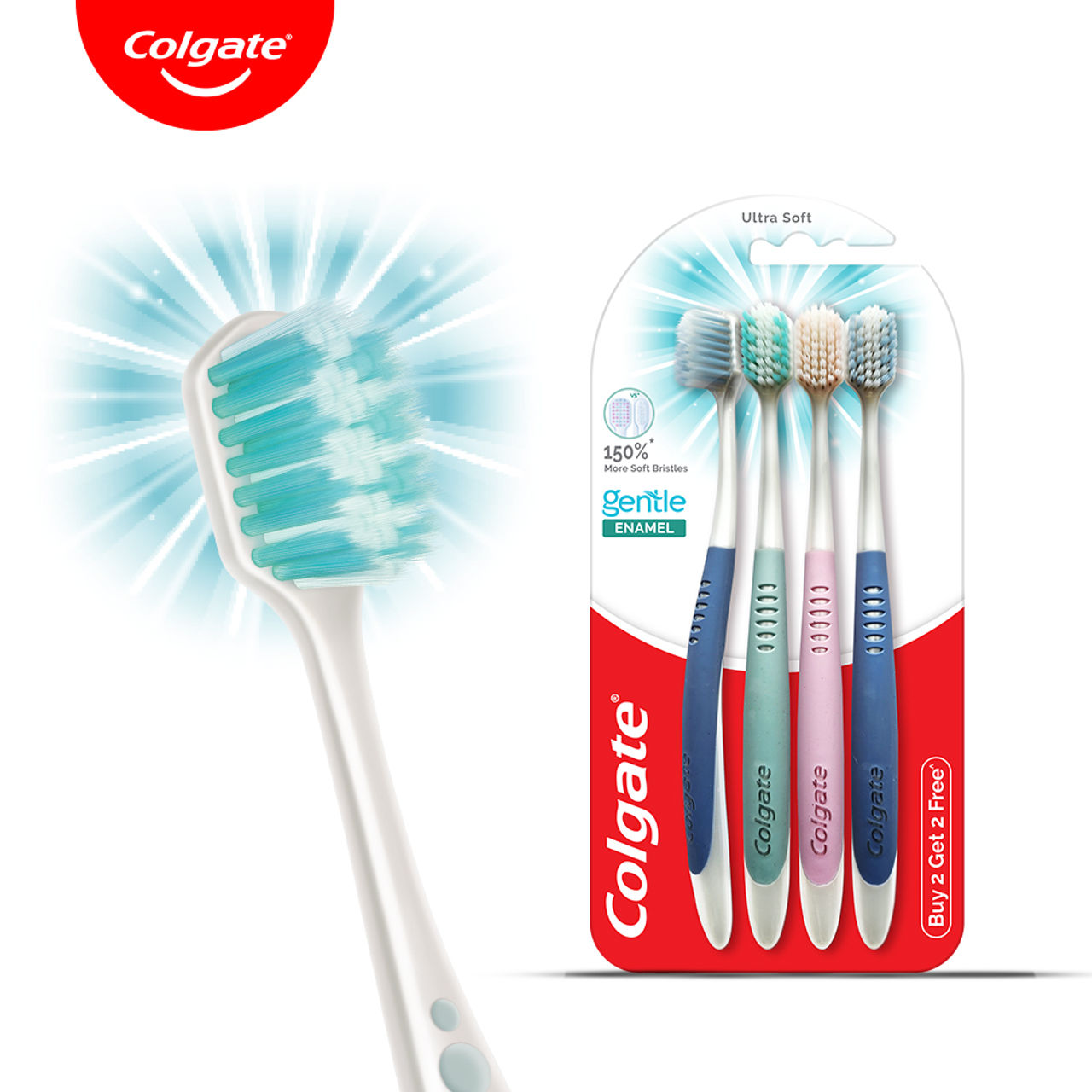 Colgate Gentle Enamel Toothbrush Ultra Soft