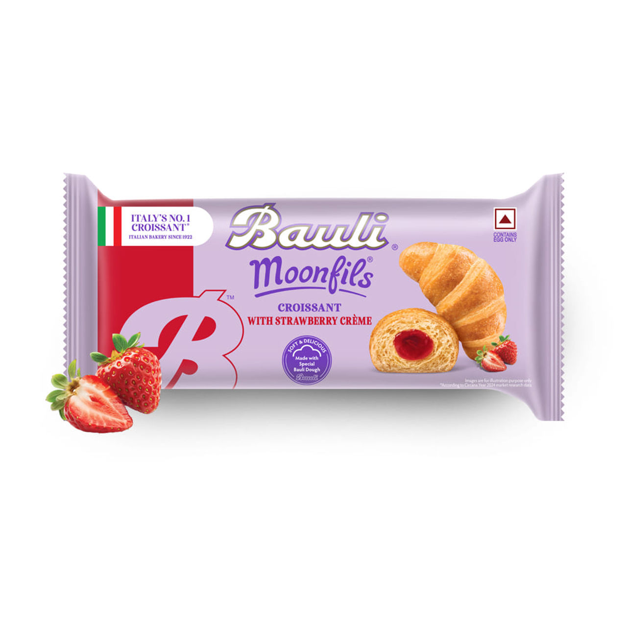 Bauli Moonfils Croissants Strawberry (Egg)