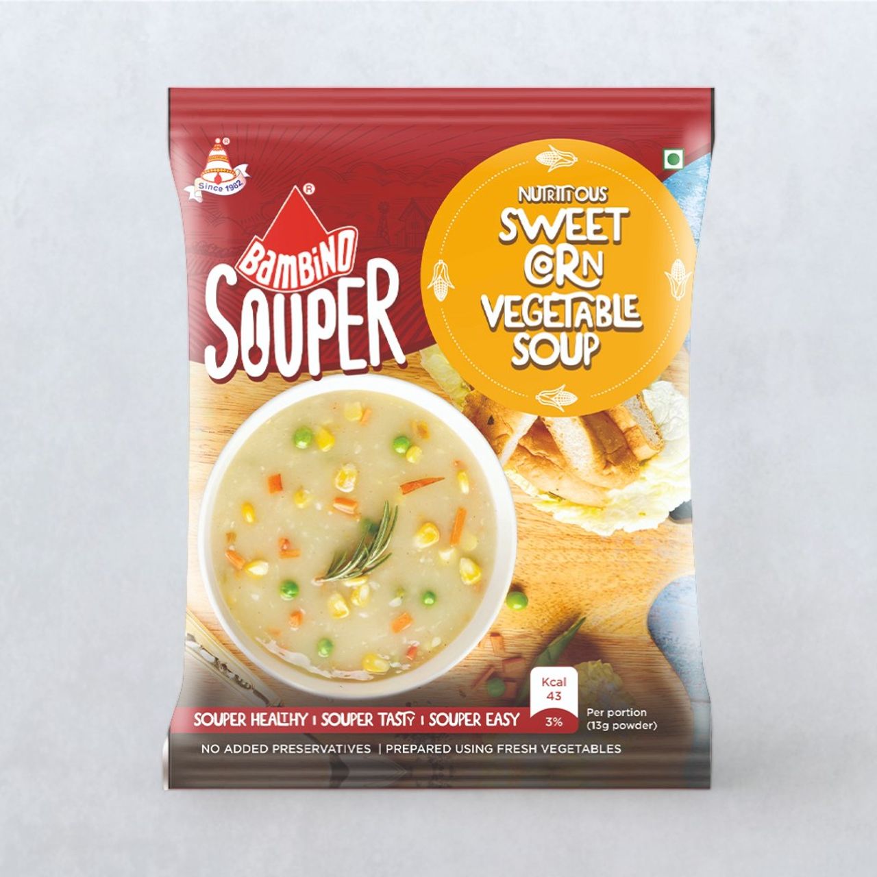 Bambino Sweet Corn Veg Soup