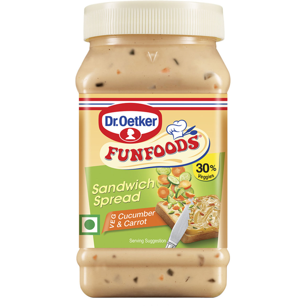 Dr. Oetker FunFoods Veg Sandwich Spread Cucumber & Carrot