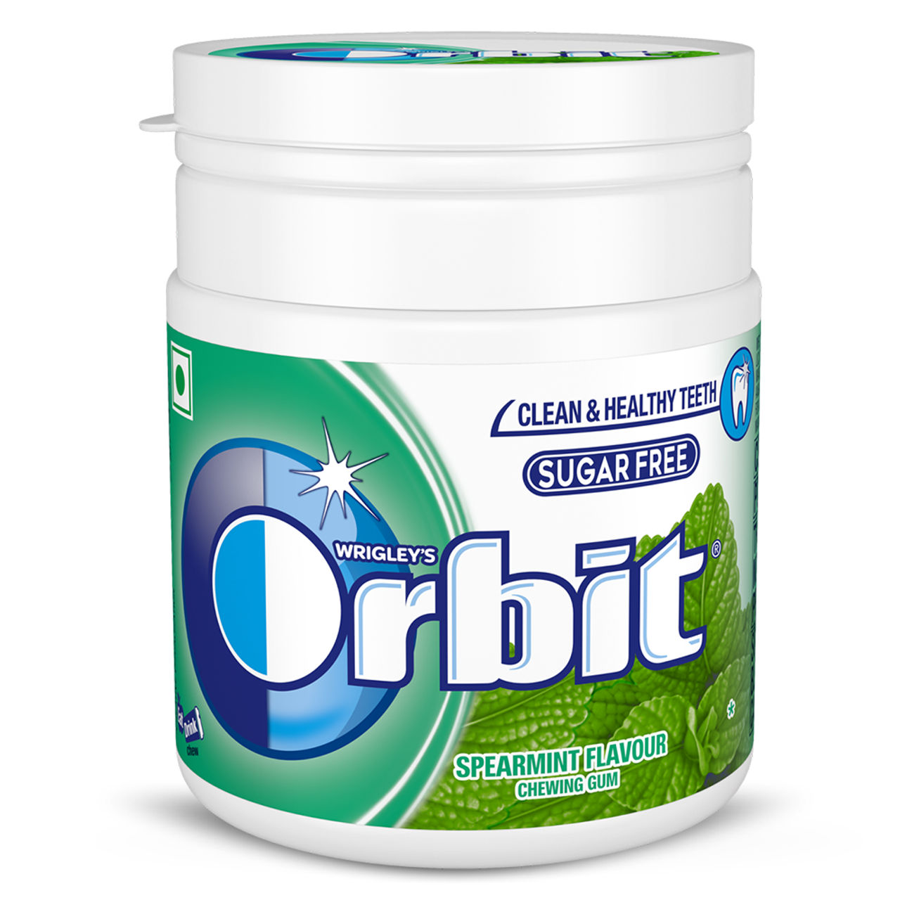 Orbit Sugar Free Spearmint Chewing Gum Tube