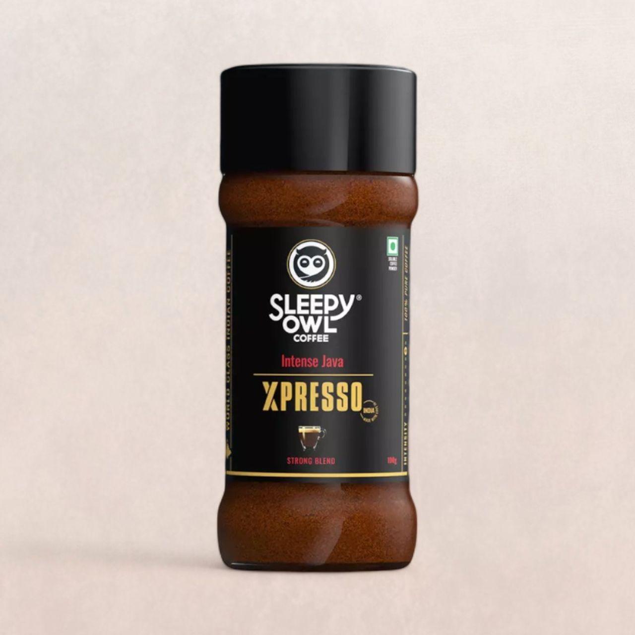 Sleepy Owl Espresso Intense Dark Roast Instant Coffee
