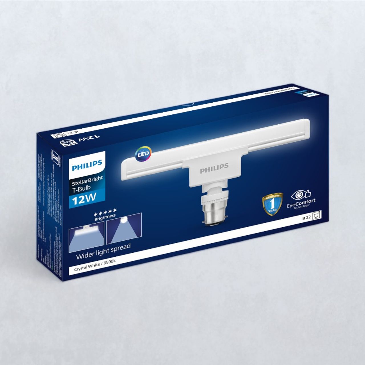 Philips 12 W LED Bulb Cool Day Light | 6500K | Energy Efficient | B22 Base Holder