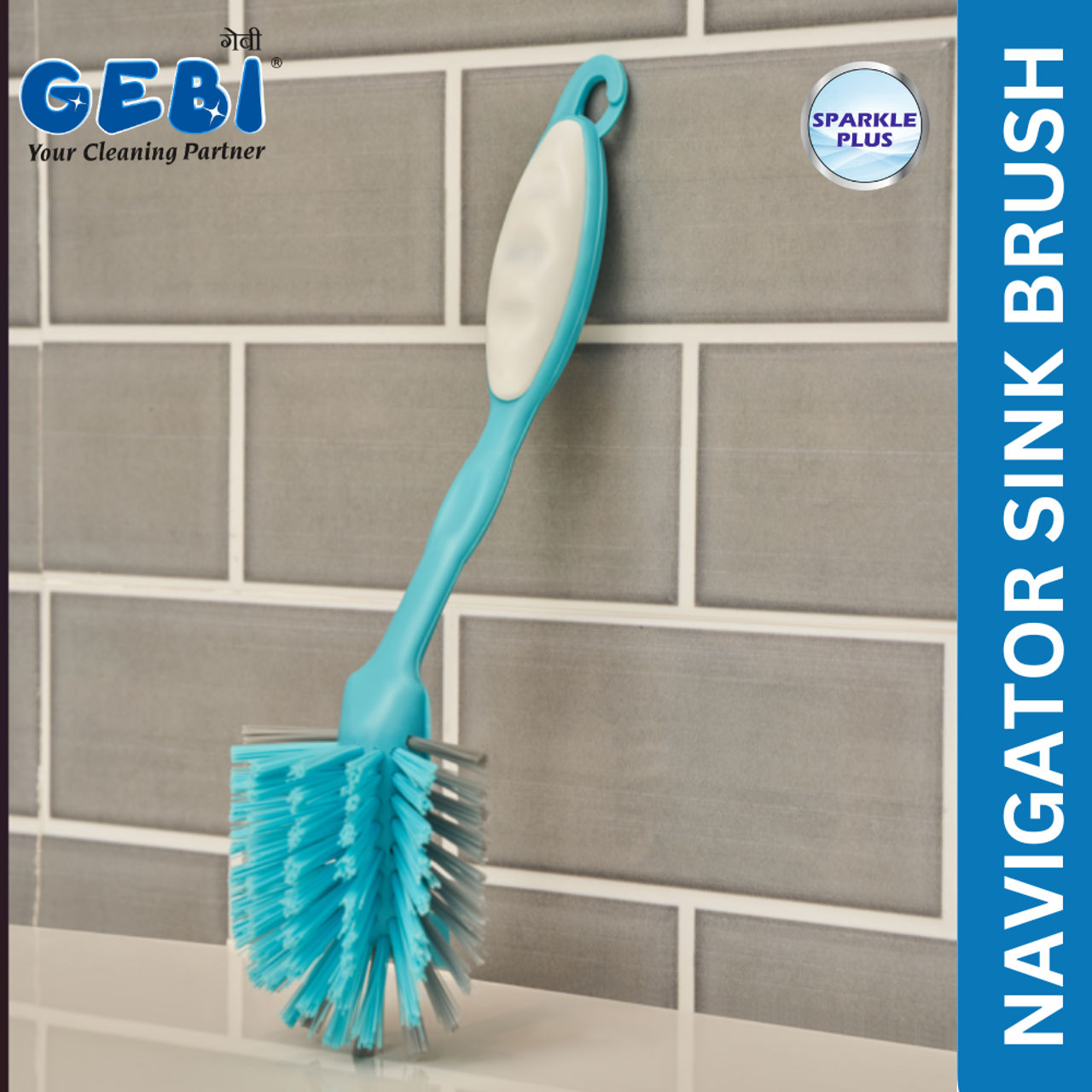 Gebi Sparkle Plus Navigator Sink Brush