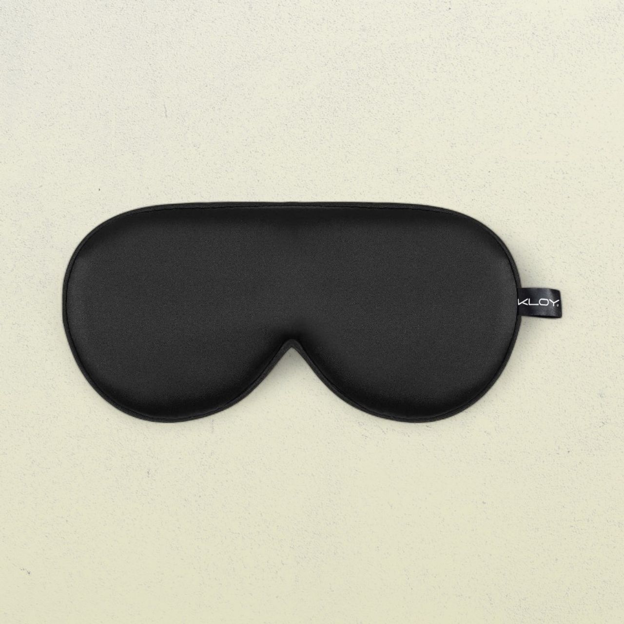 Kloy 100% Mulberry Silk Sleep Mask Eye Mask | Super Smooth For Blind Fold | Black