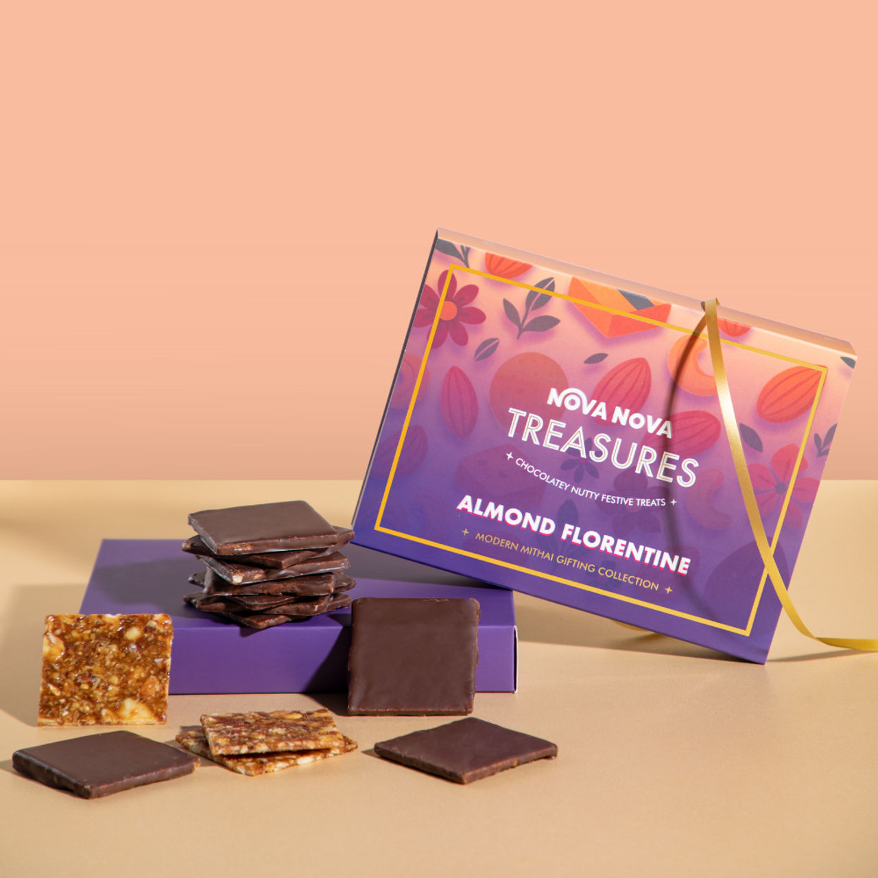 Nova Nova Chocolate Almond Florentine Gift Box