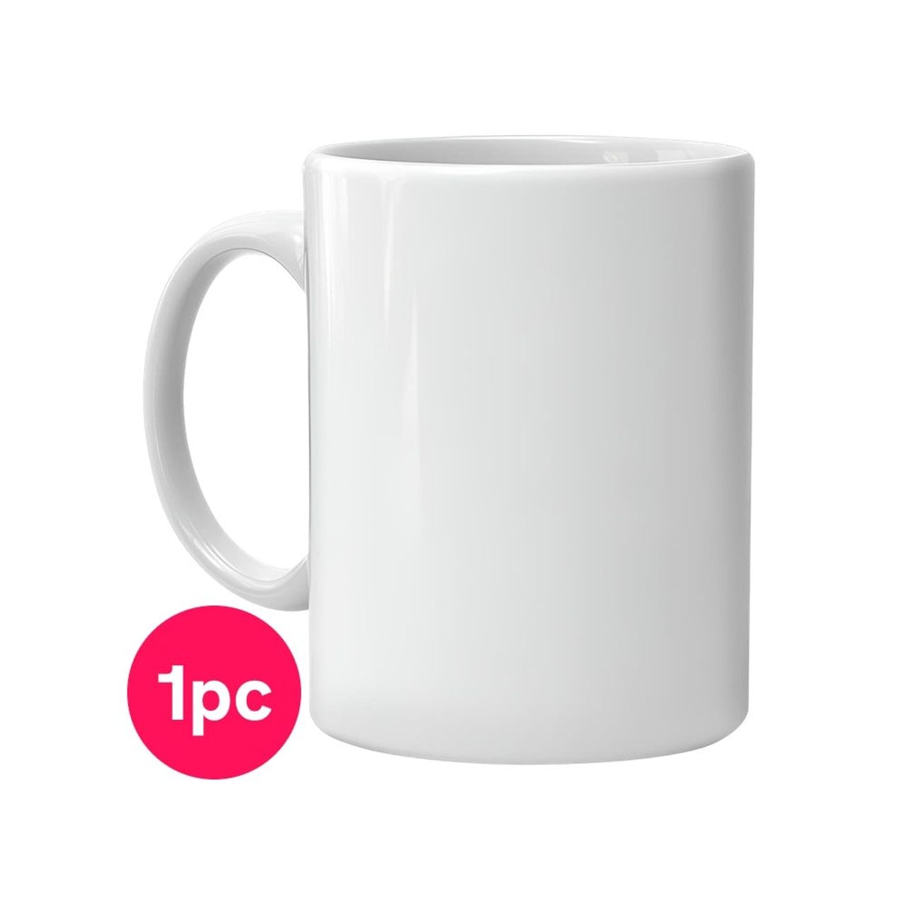 Homez it Ceramic Coffee Mug | 300 ml | White
