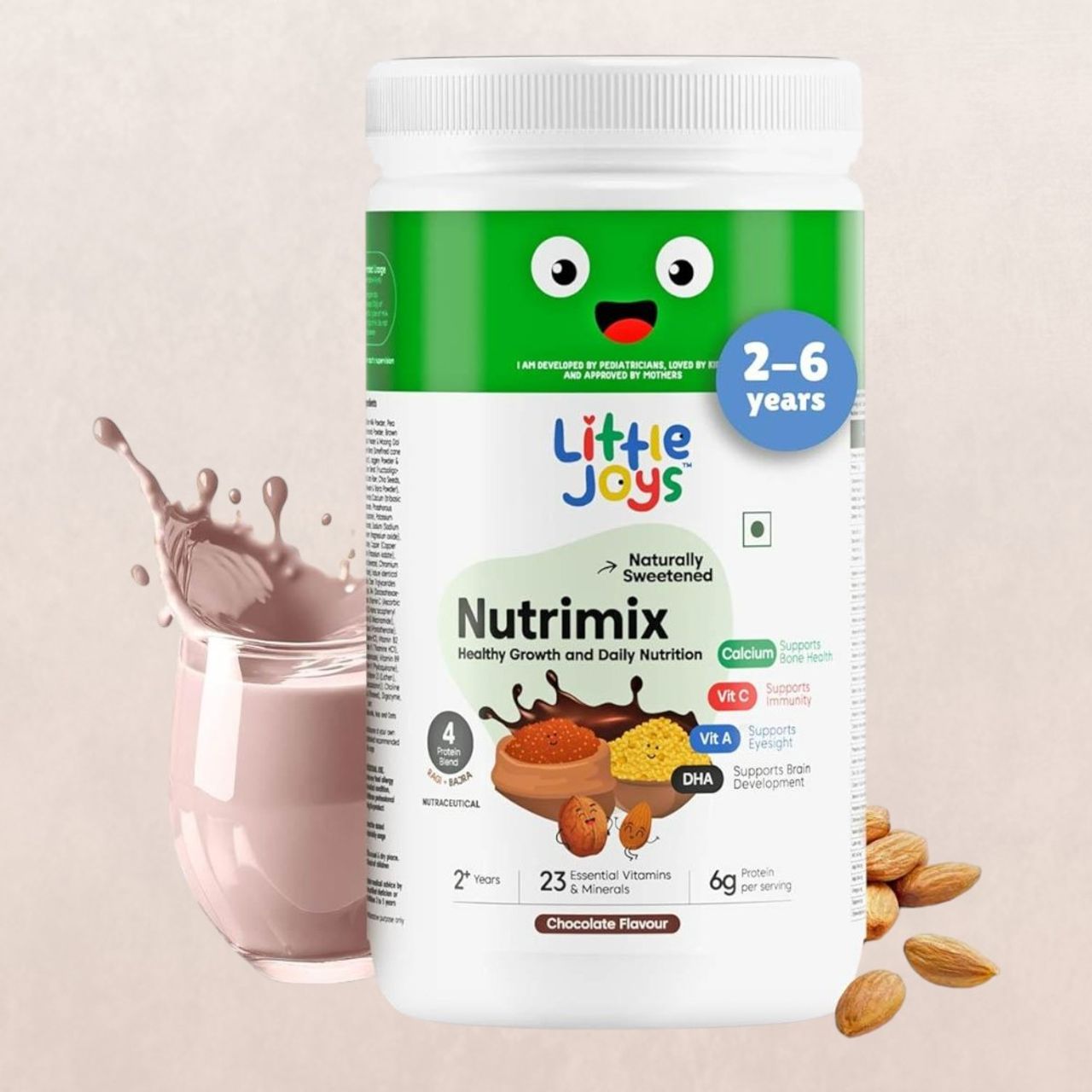 Little Joys Nutrimix Chocolate Drink Mix | For 2 - 6 years Kids