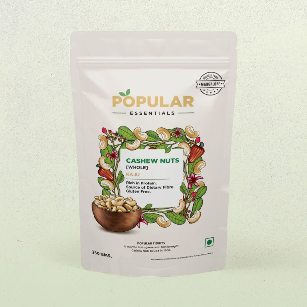Popular Essentials Cashew Whole