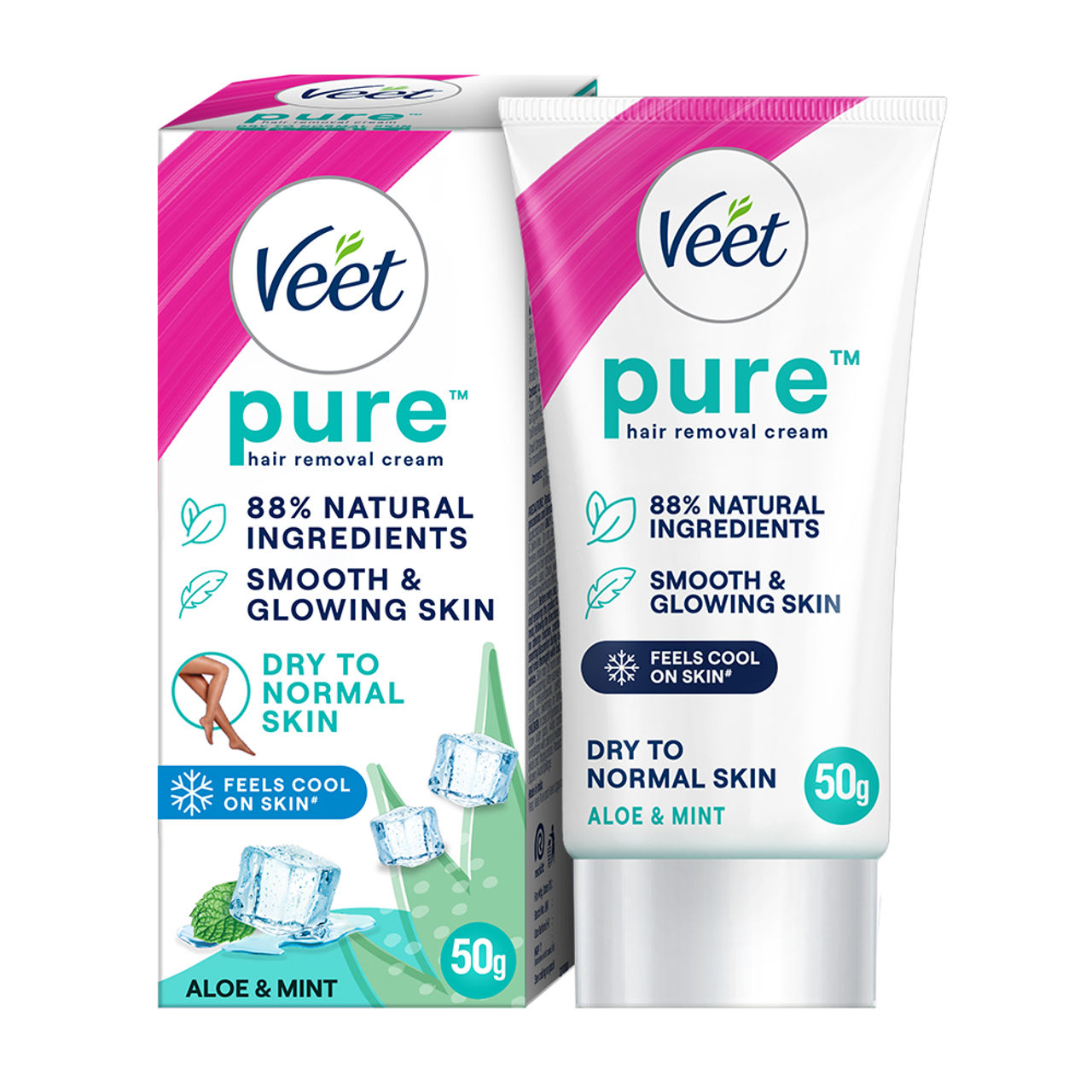 Veet Pure Hair Removal Cream - Dry Skin