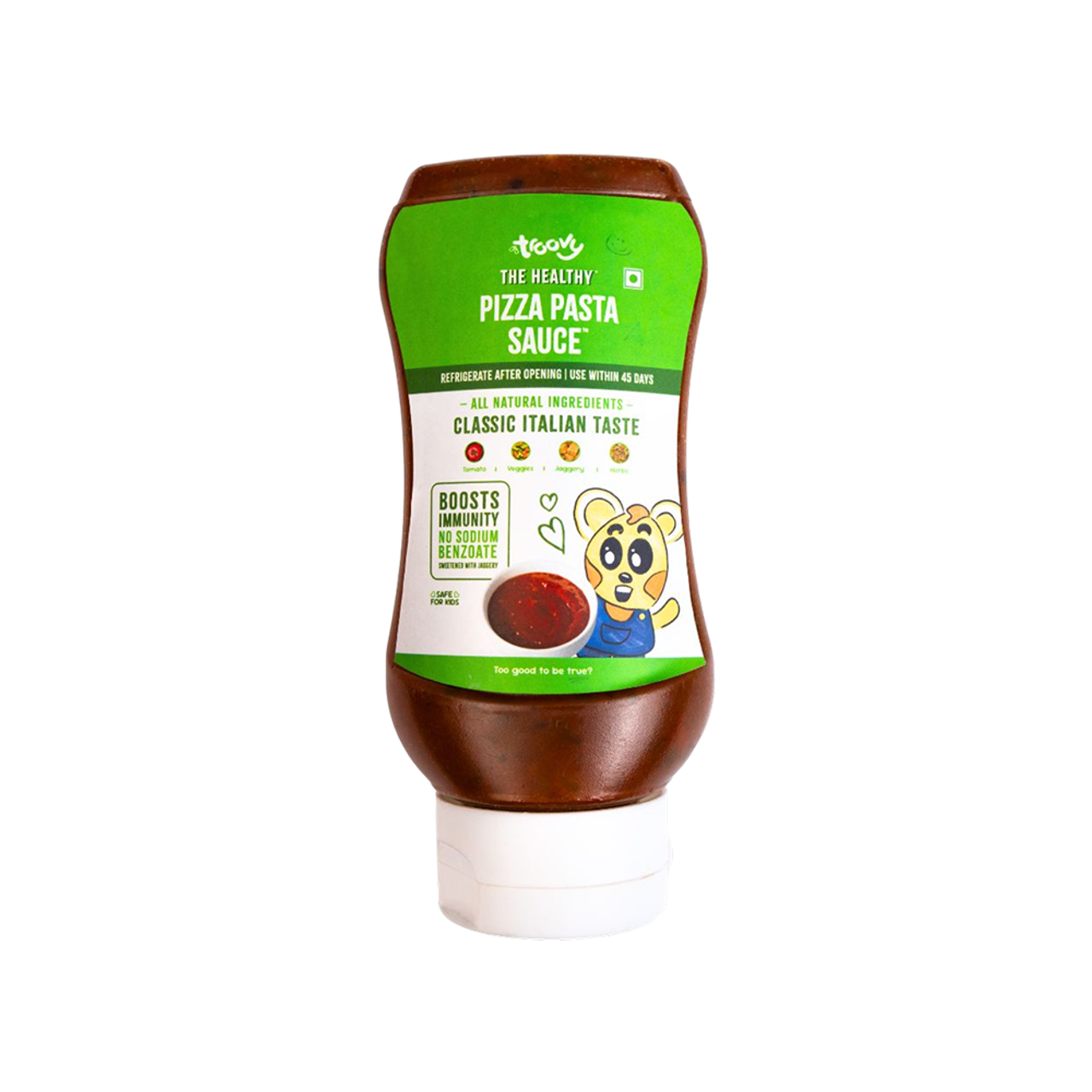Troovy Healthy Pizza Pasta Sauce & Dip (Chemical-Free)