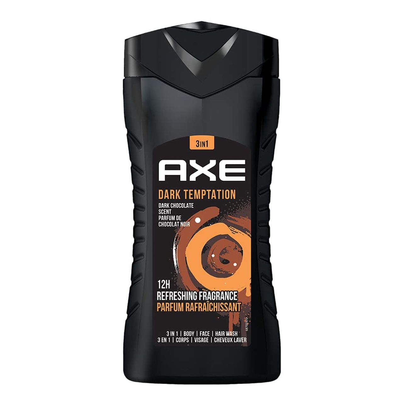 Axe Dark Temptation 3-in-1 Body,Face & Hair Wash | For Men