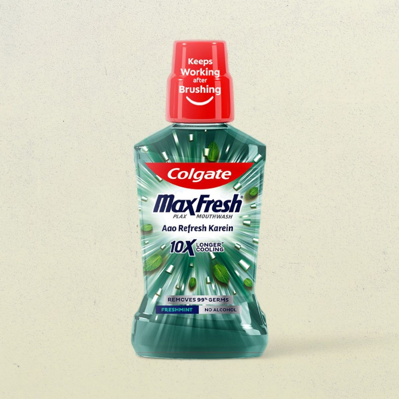 Colgate Max Fresh Plax Mouthwash - Fresh Mint