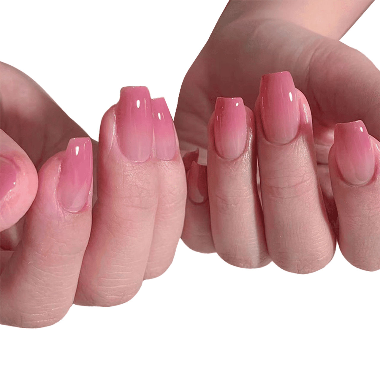 Gush Beauty Medium Square Press On Nails - Pinkey Promise