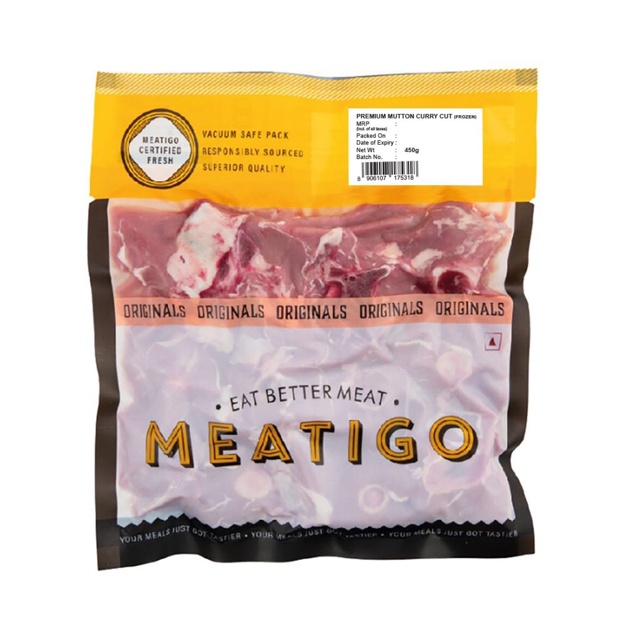 Meatigo Premium Mutton Curry Cut