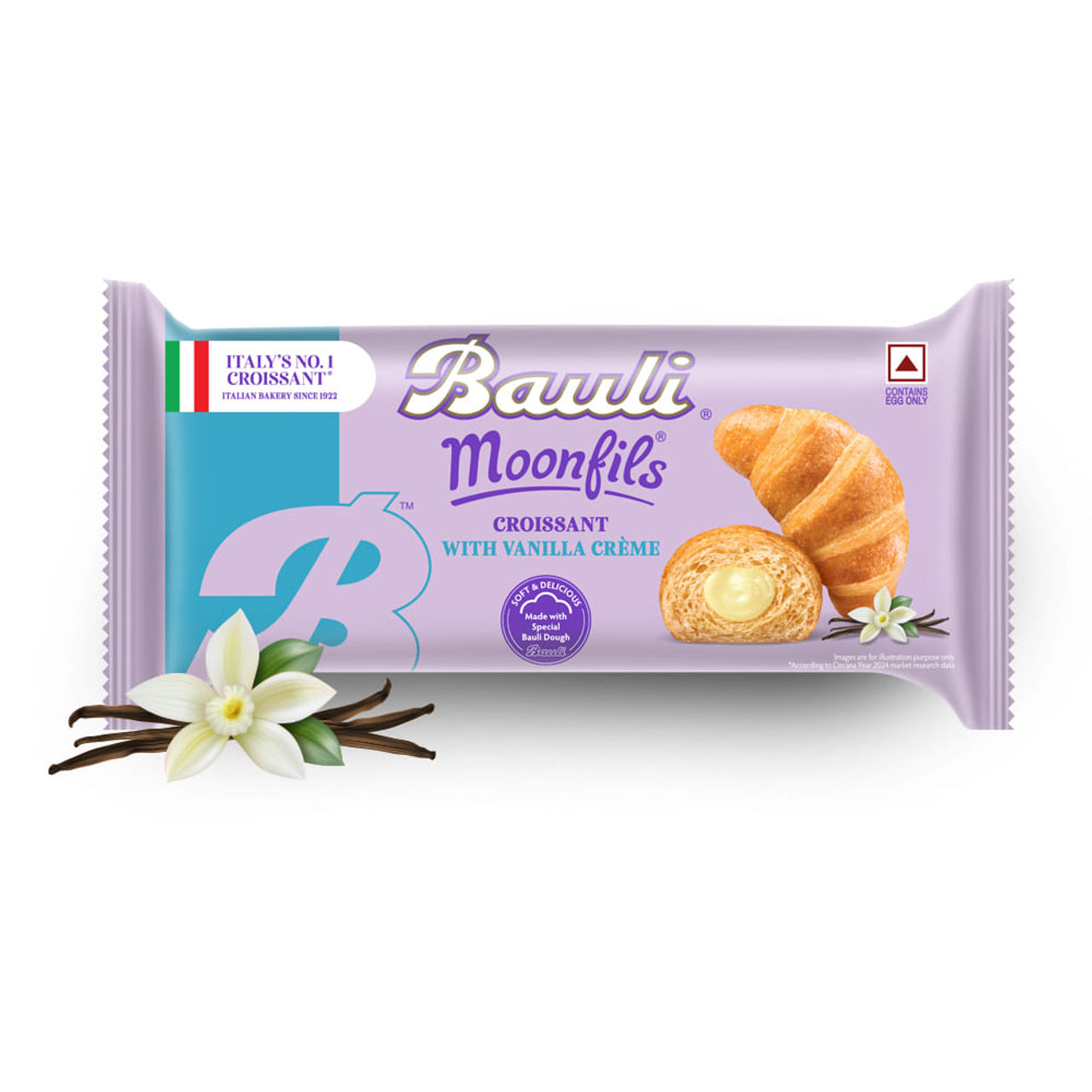 Bauli Moonfils Croissants Vanilla (Egg) 45g