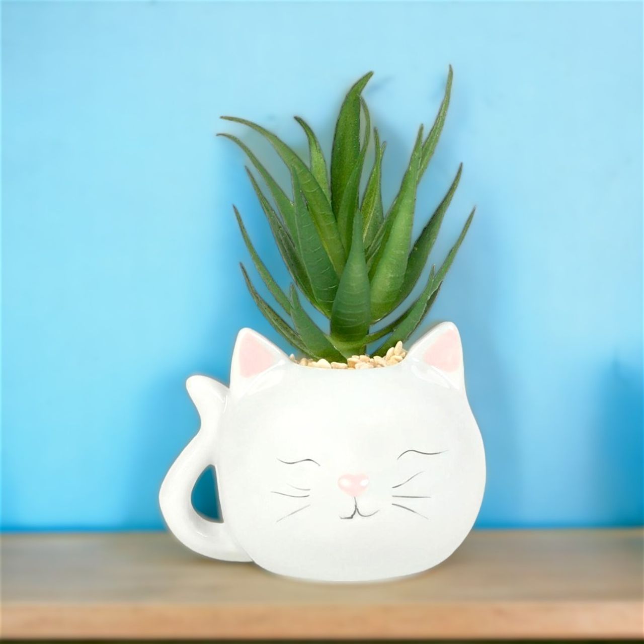 Chumbak Blushing Cat Planter