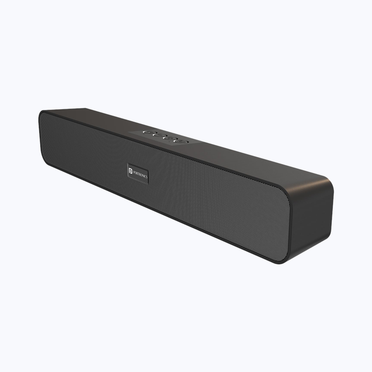 Portronics Decibel 24, Wireless Stereo Soundbar - Black