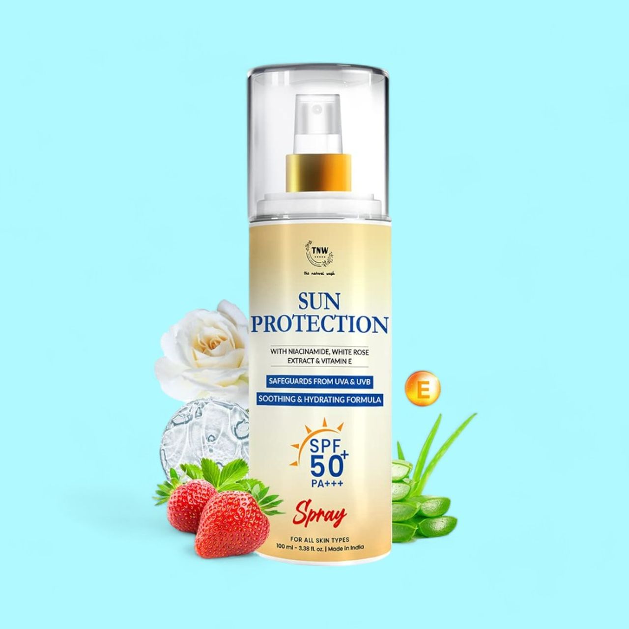 TNW The Natural Wash Sun Protection Sunscreen Spray SPF 50+ PA+++ Spray