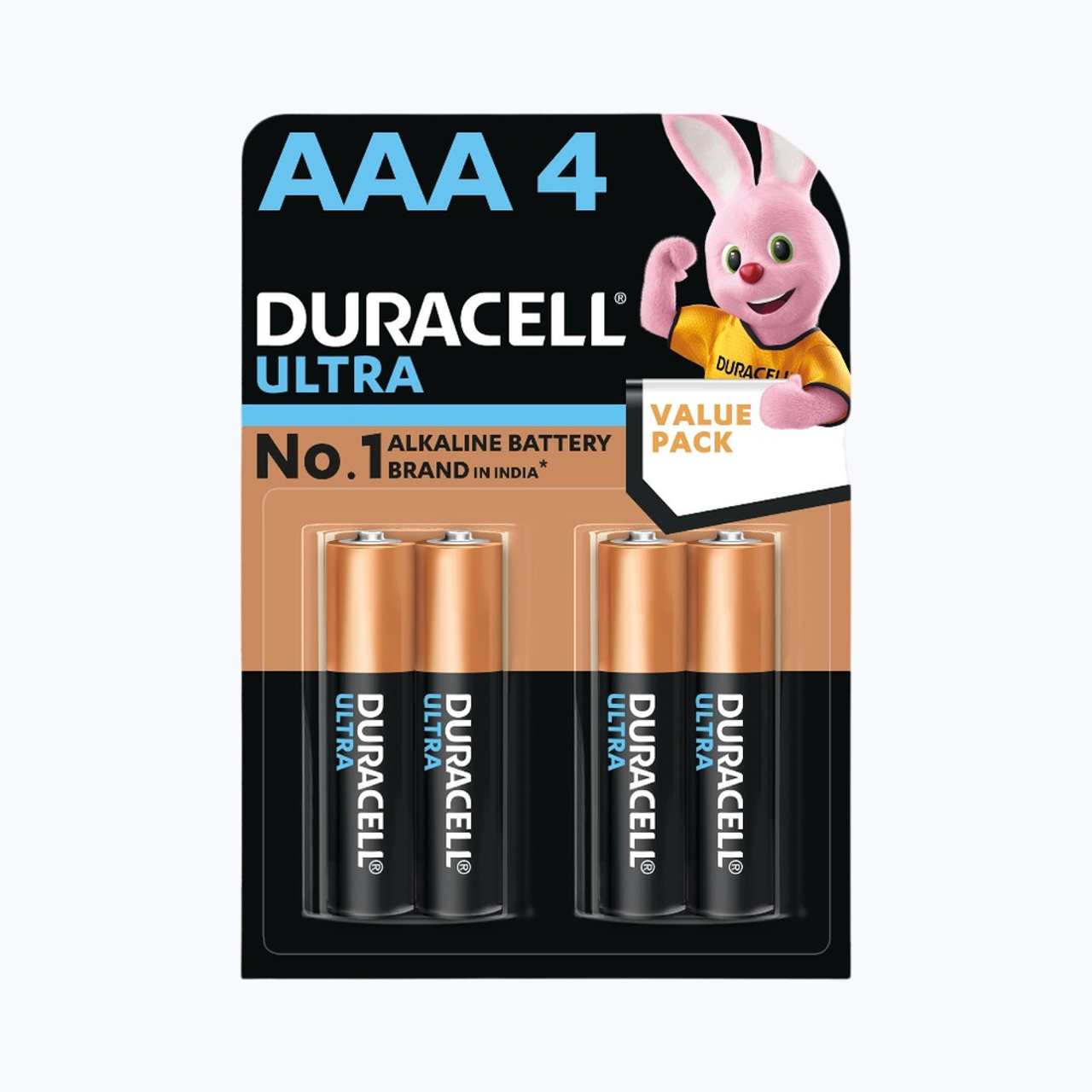 Duracell Ultra Alkaline AAA Battery (Pack of 4)