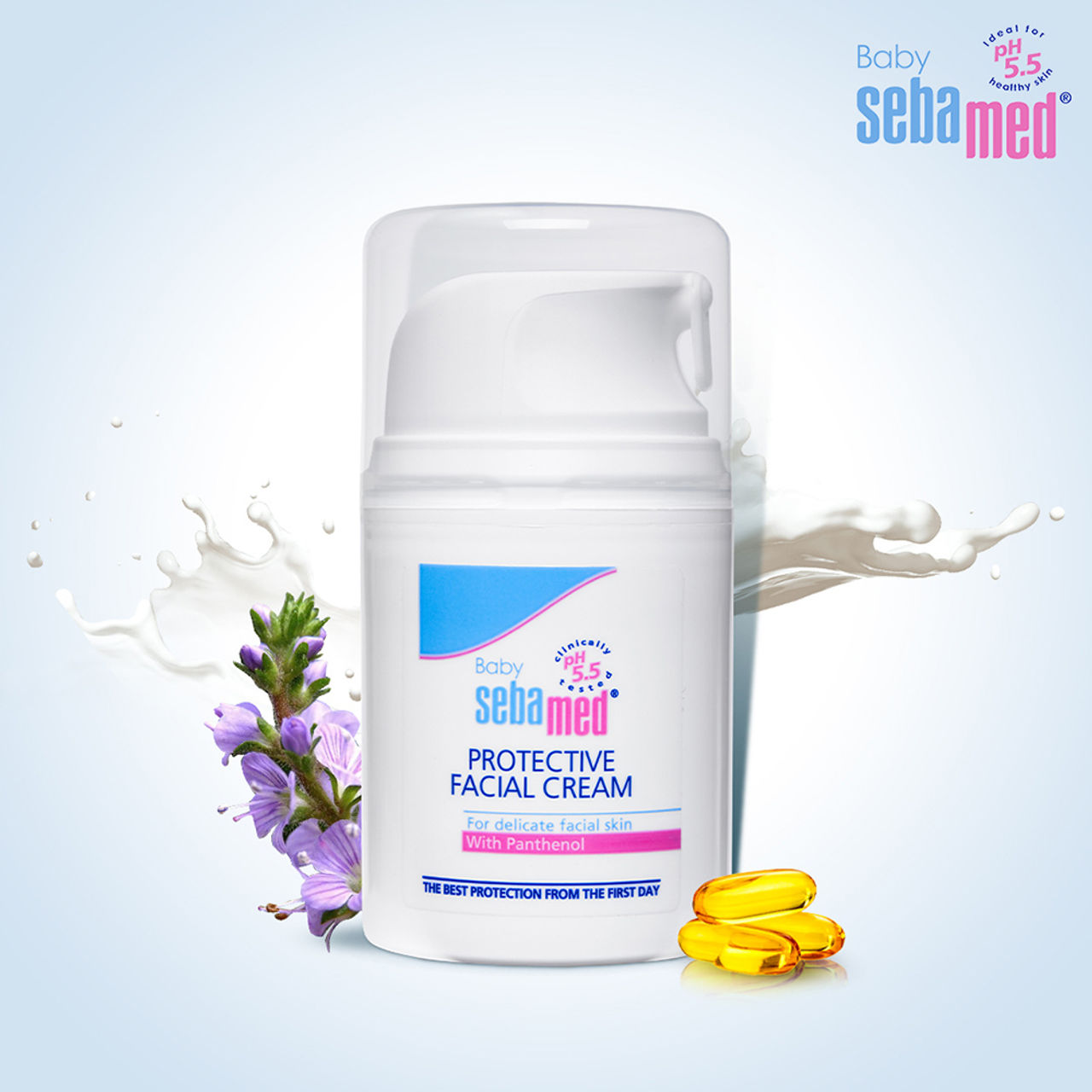 Baby Sebamed Protective Facial Cream | pH 5.5 | Baby Face Cream | Vitamin E for Soft Skin