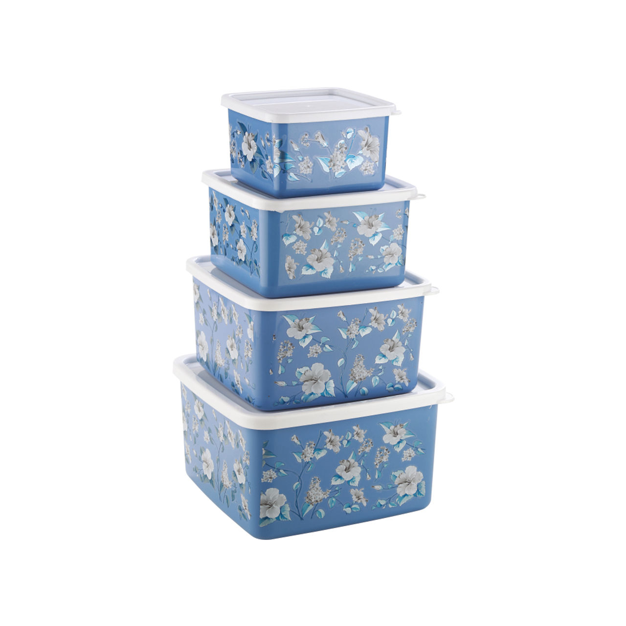 Joyo Fresia Container 4 Pcs Set (3,4,5,6) Opaque Printed