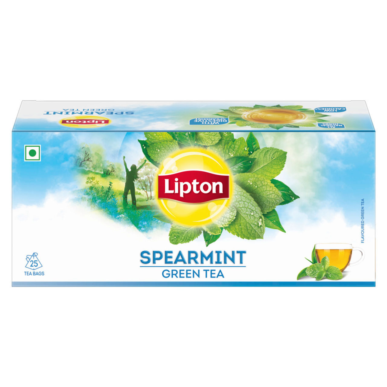 Lipton Spearmint Green Tea with Lemongrass And Ginseng
