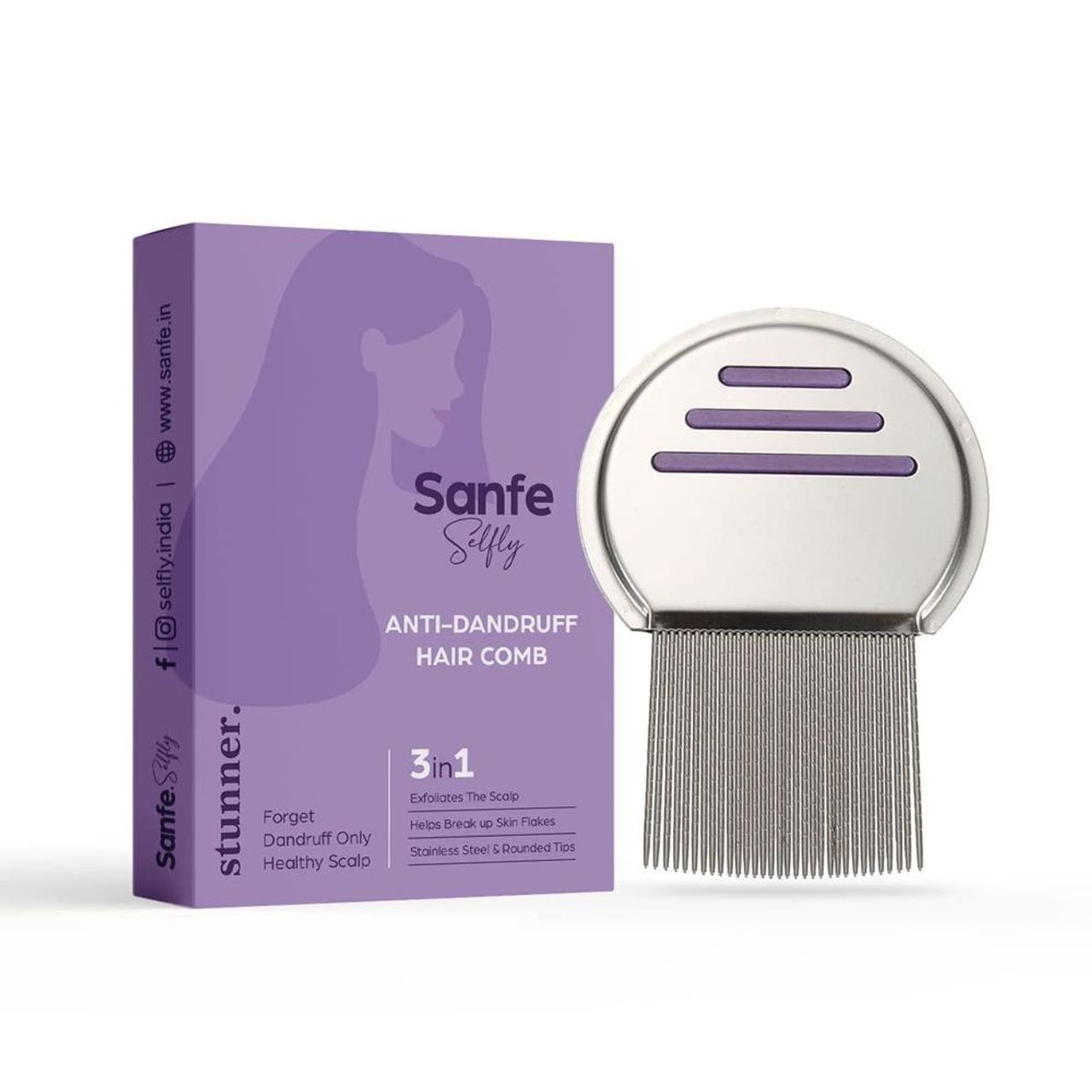 Sanfe Stunner Anti-Dandruff Hair Comb