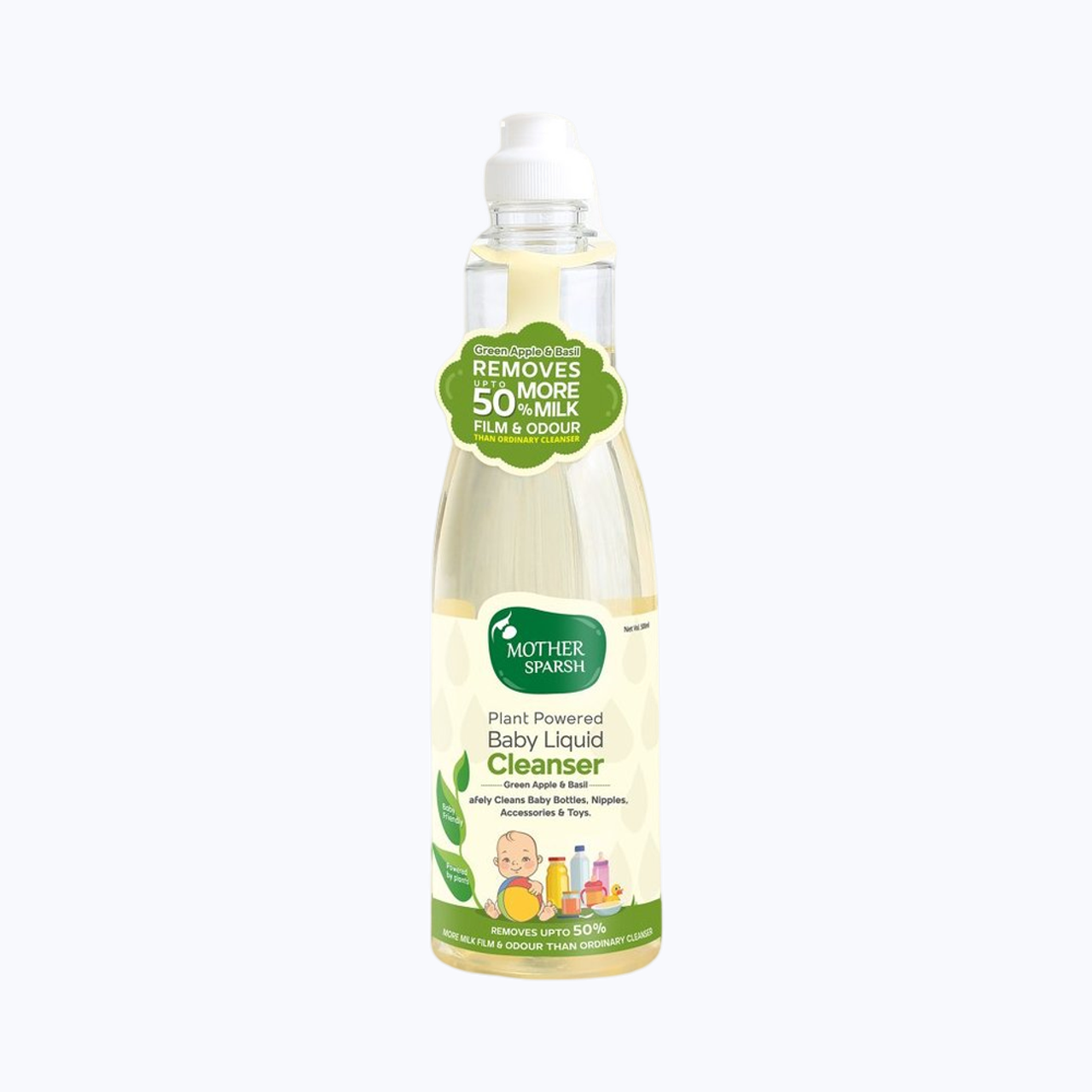 Mother Sparsh Natural Baby Liquid Cleanser Bottle Cleaner Kids | Assorted
