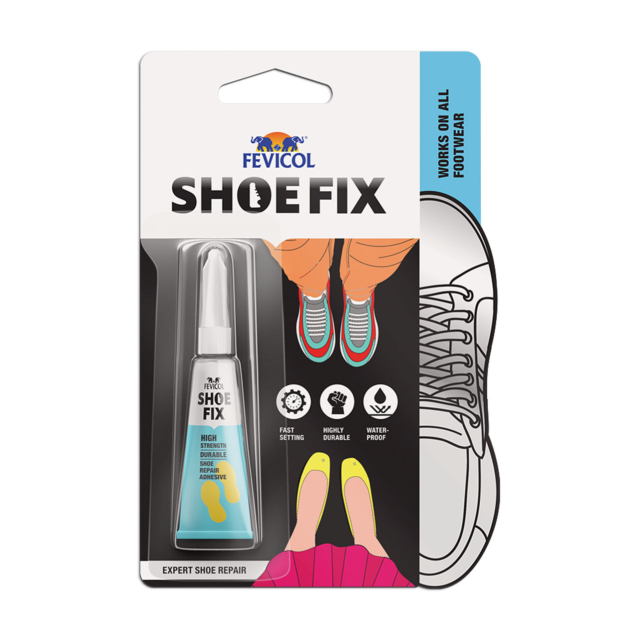 Fevicol Shoefix 2 G| Expert Shoe Repair Glue | Fast, Waterproof & Durable