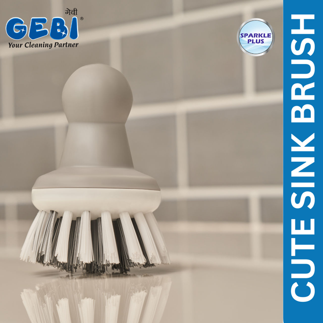 Gebi Sparkle Plus Cute Sink Brush