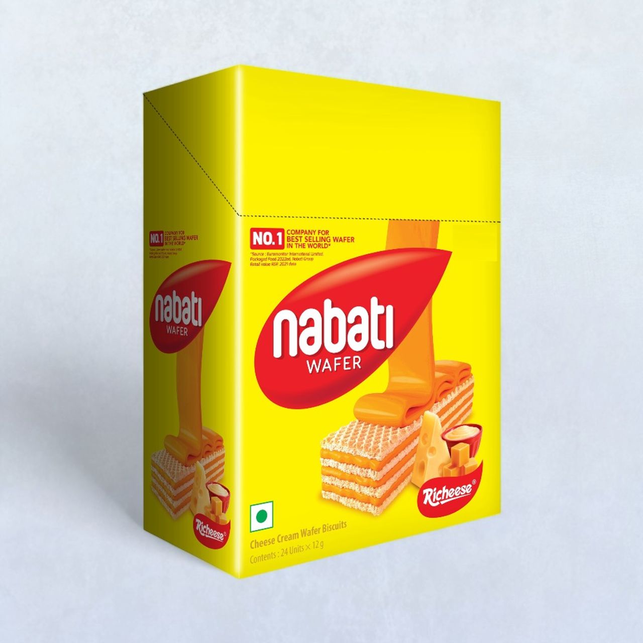 Nabati Cream Wafer Biscuits - Richeese