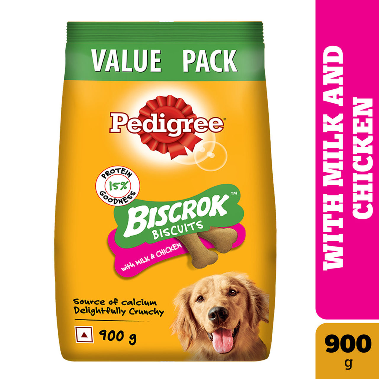 Pedigree Biscrok Milk & Chicken Flavour Dog Biscuits