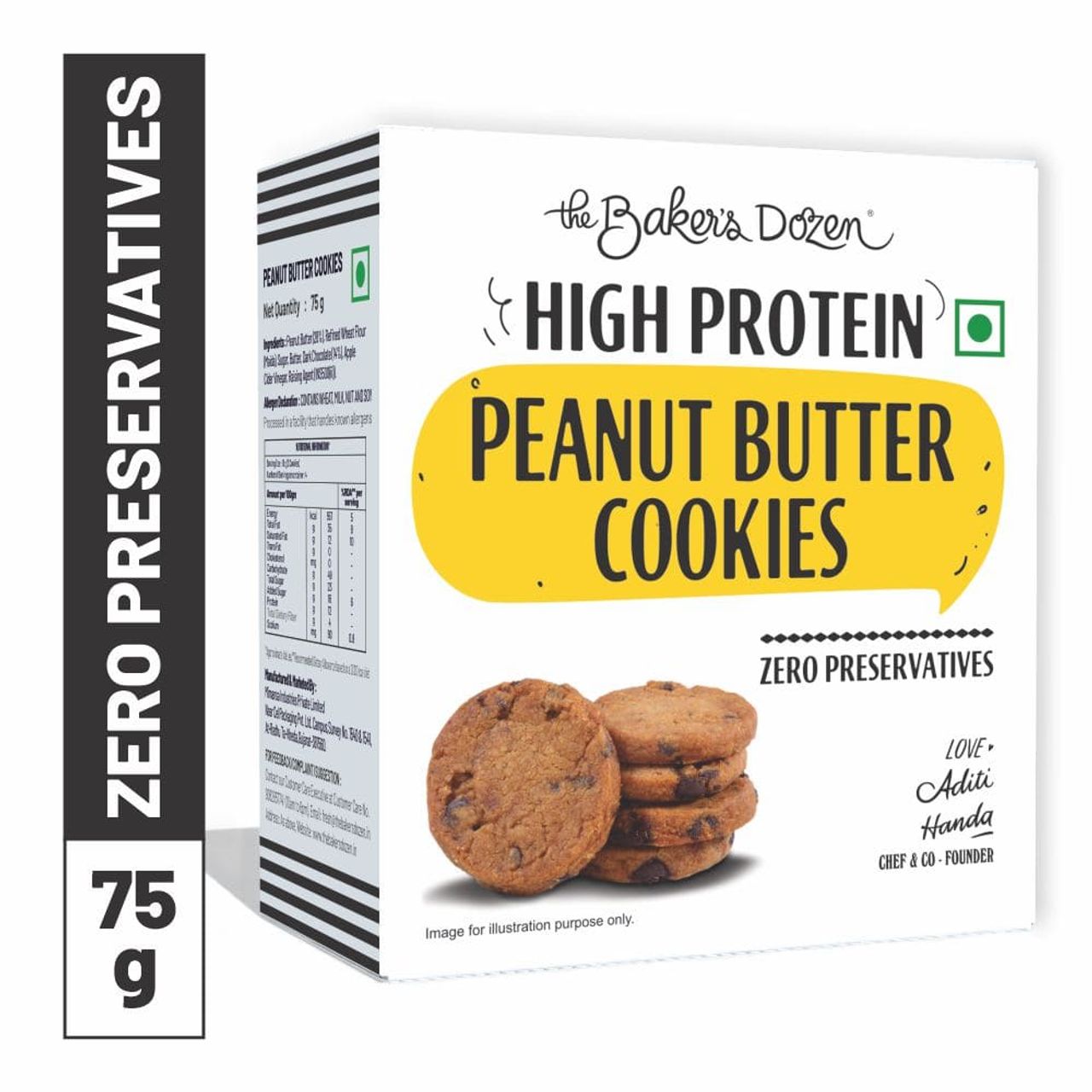 The Baker's Dozen Peanut Butter Biscuits | Artificial Colour-free