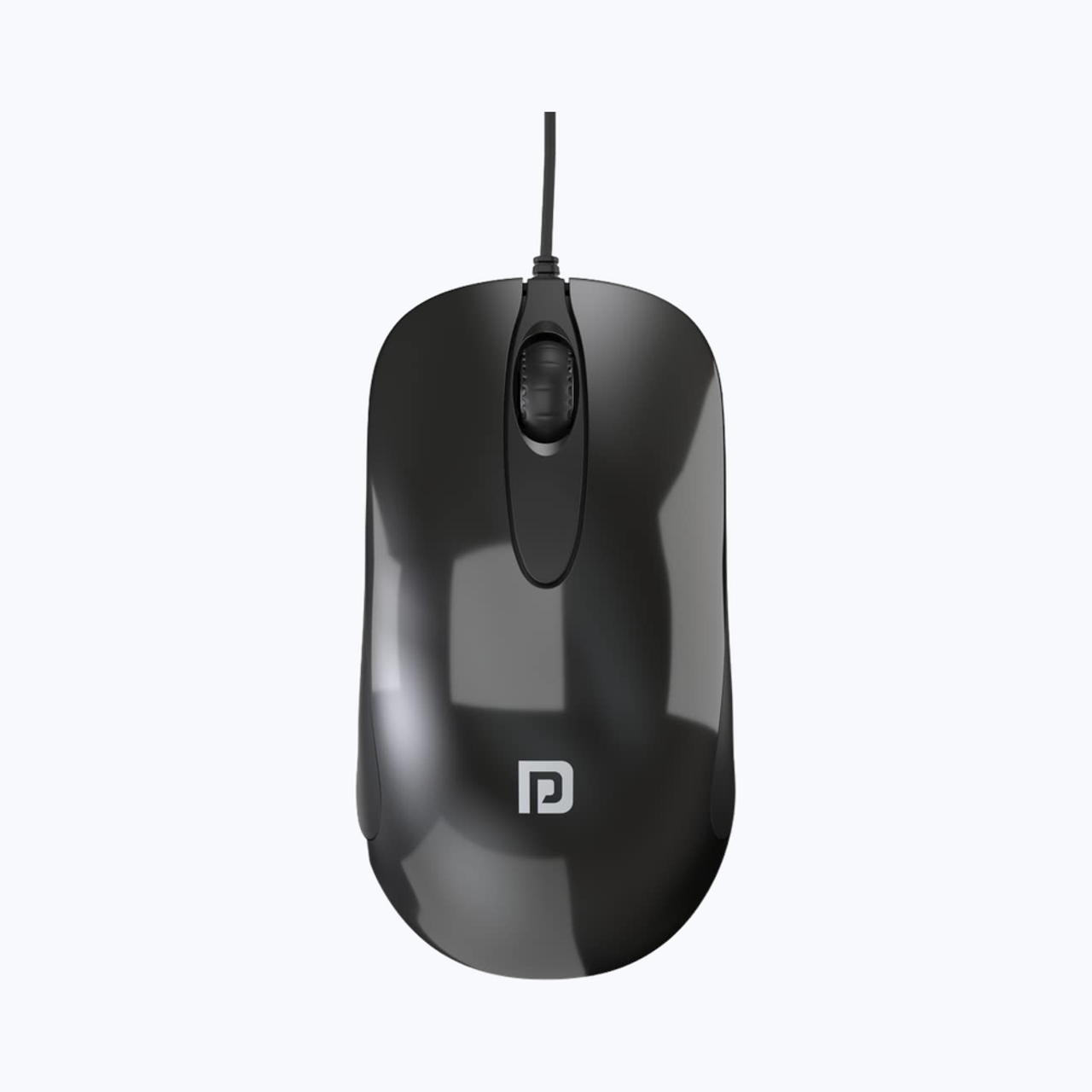 Portronics Wired Optical Mouse(Black)