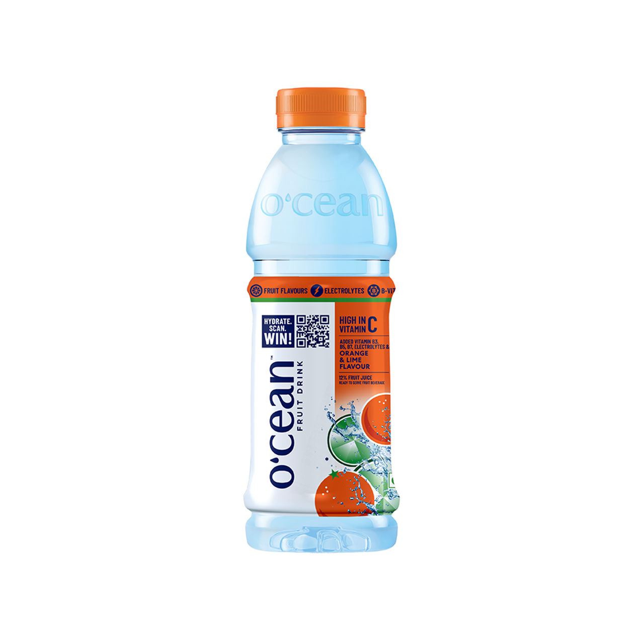 O'cean Beverages Orange and Lime Flavoured Water