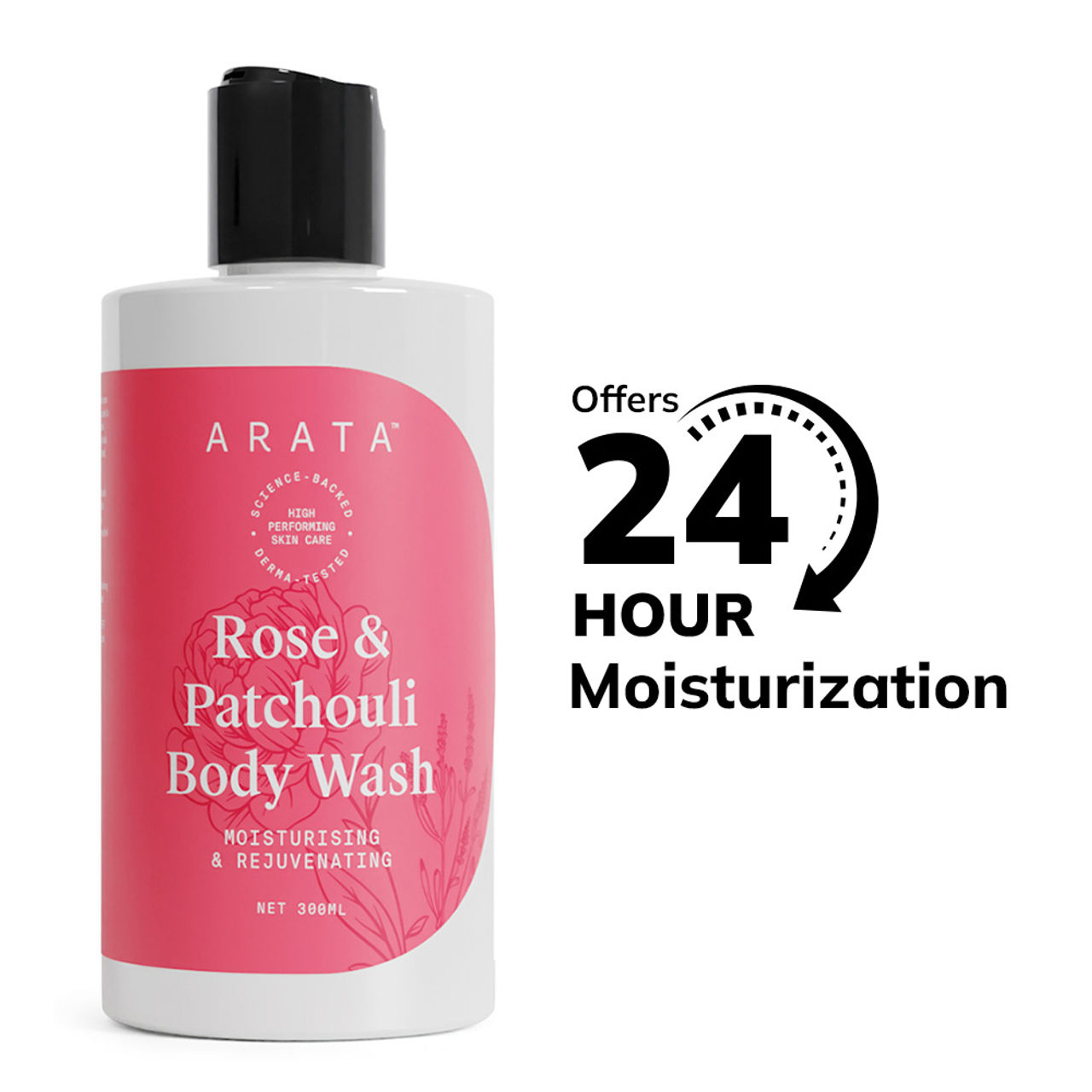 Arata Rose & Patchouli Body Wash